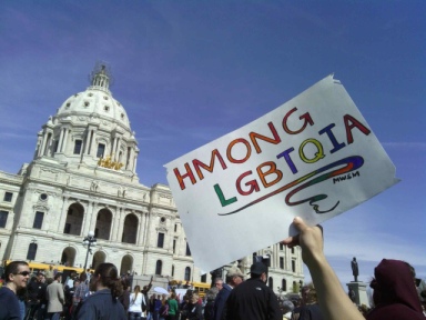 Hmong Trans* & Queers Rally at St. Paul Capitol for LGBTQ Justice & Equity
